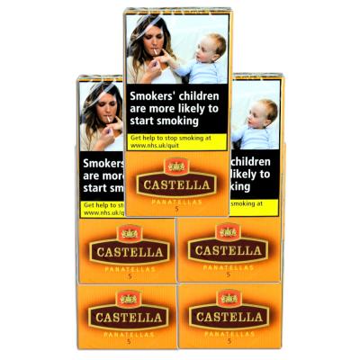 Castella Panatella Cigars - 5 Packs of 5 (25 cigars)
